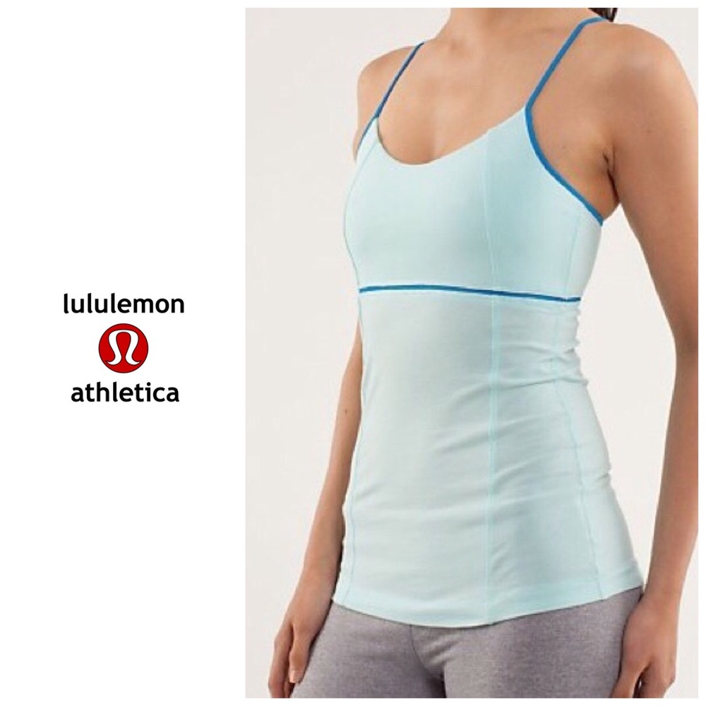 Lululemon Athletica Light Blue Tank Top